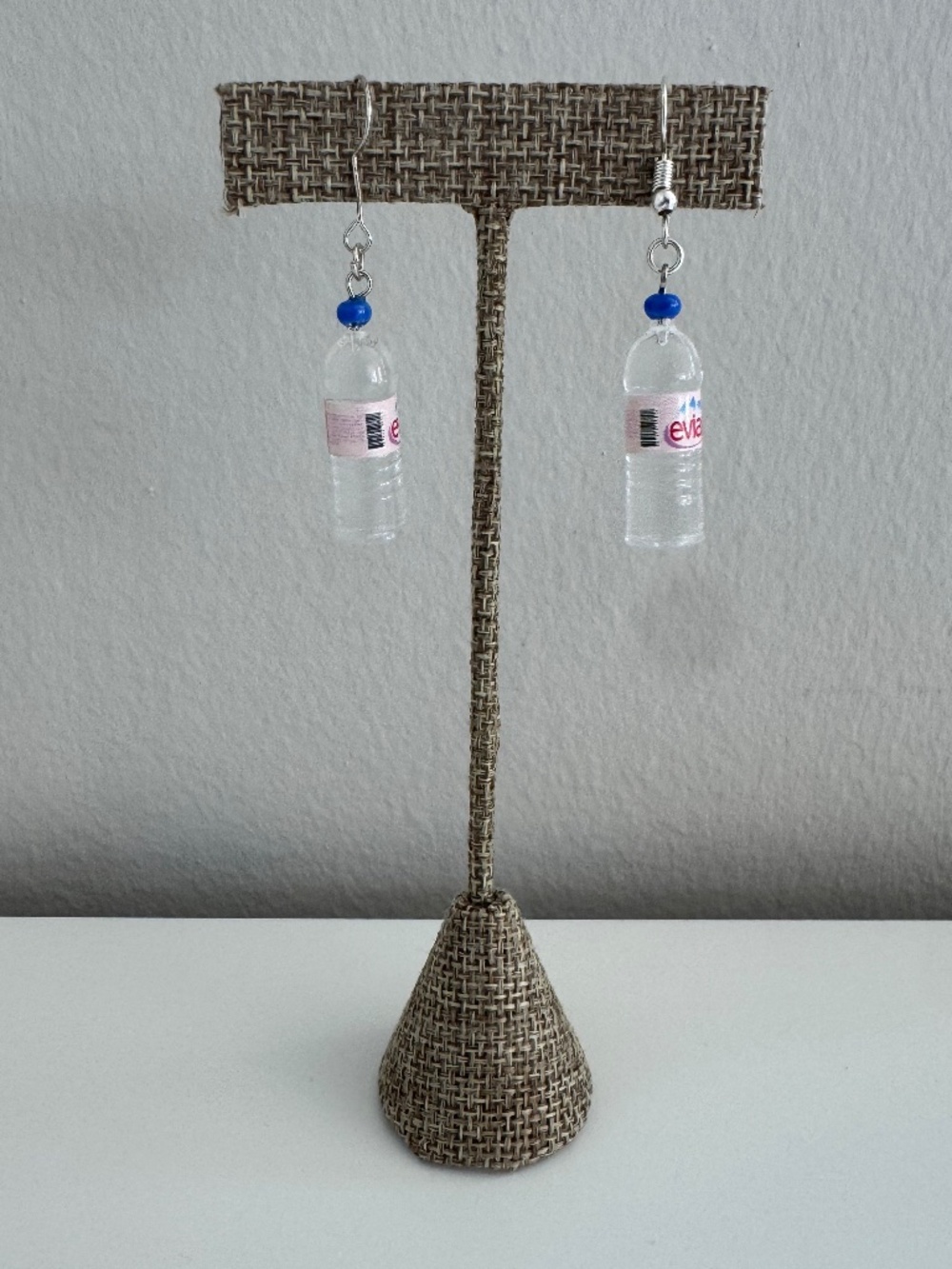 Water Bottle Drop Dangle Earrings | Fun Hydration-Themed Statement Earrings